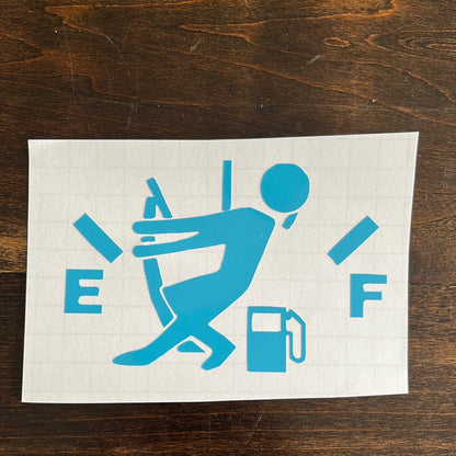 Gas Gauge Car Decal