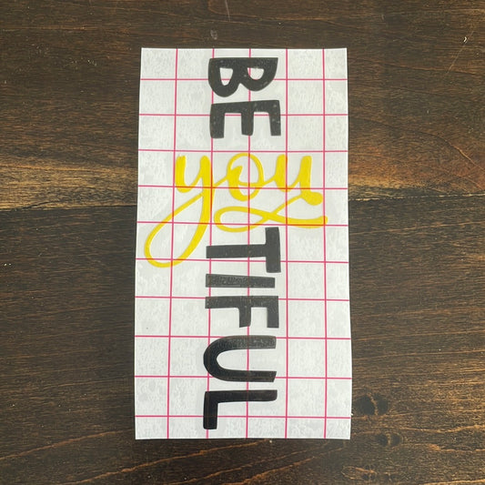 BeYOUtiful Car Decal